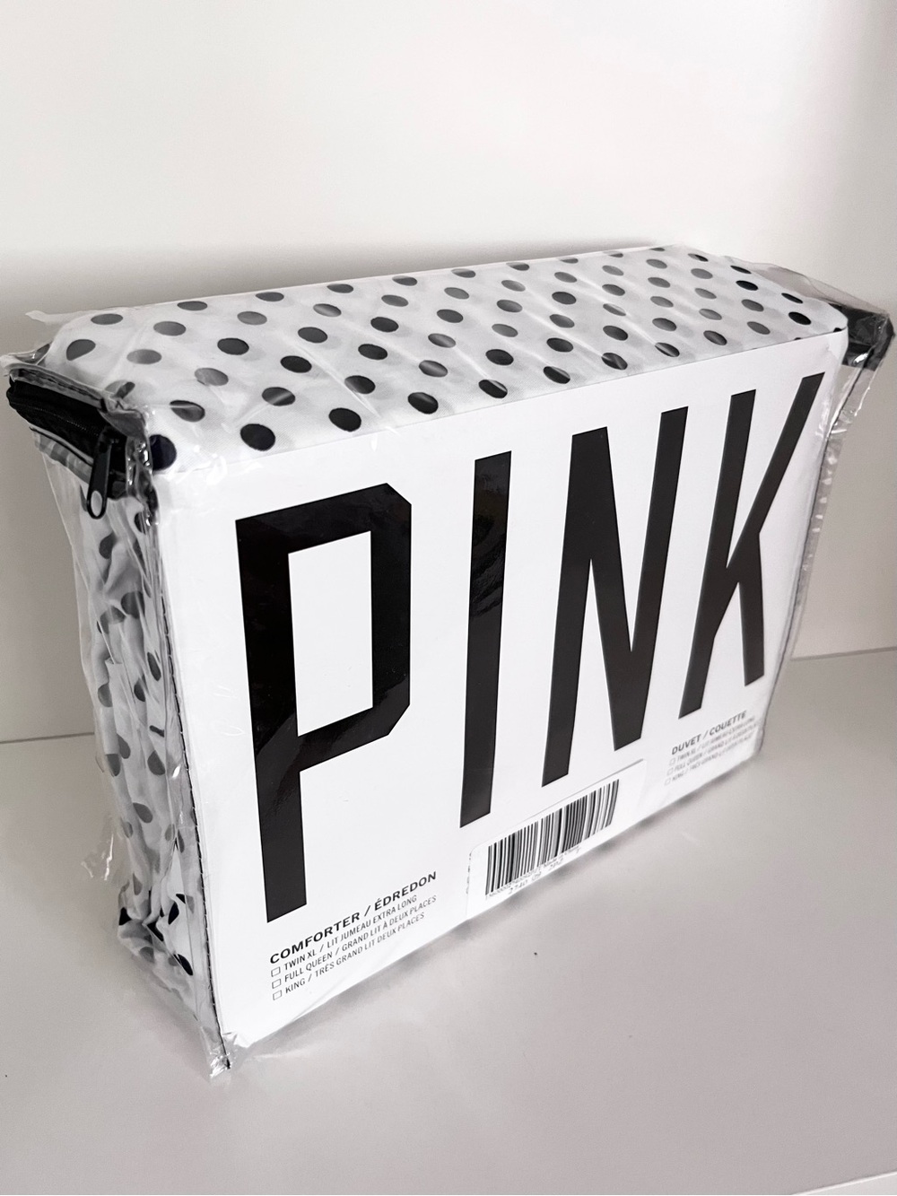 Hold 100% cotton Victoria’s Secret pink polka dot sheet set
